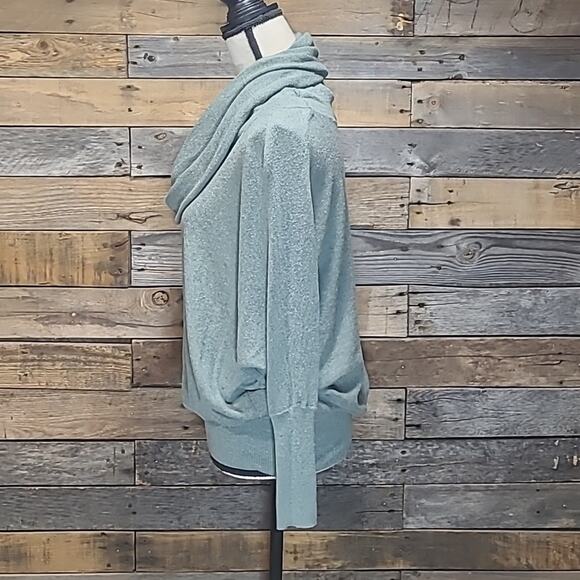 Anthropologie Sweater Cowl Neck Green Between Me & You Dolman Sleeve Small - Picture 4 of 8